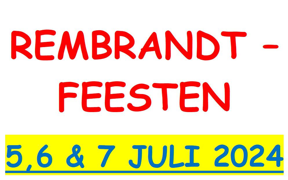 Rembrandt feesten Zedelgem  5, 6 & 7 juli