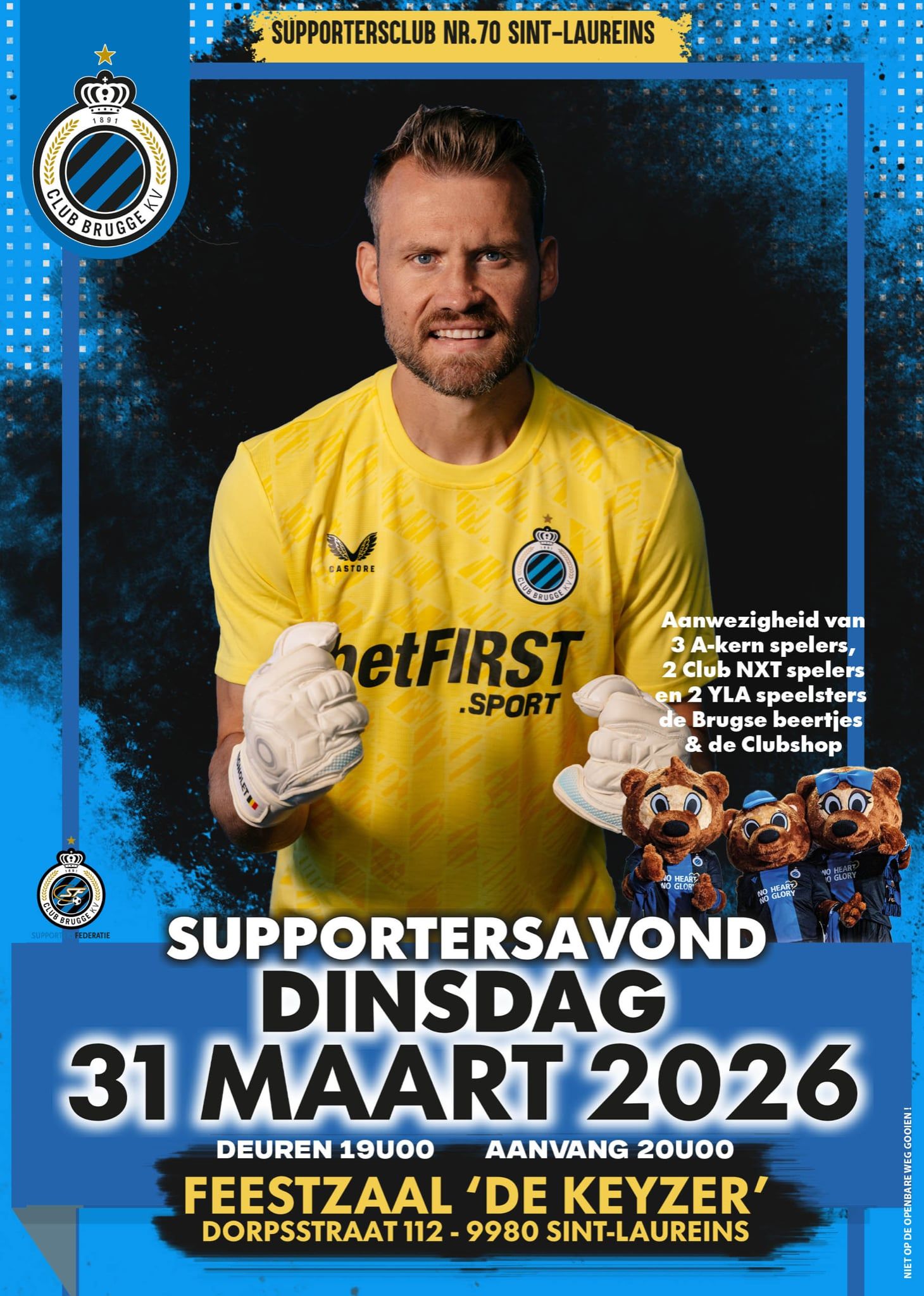Supportersavond Sint-Laureins